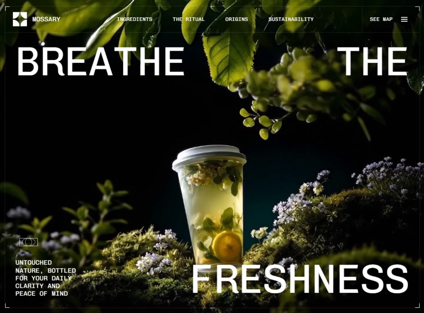Lifestyle brand website design example